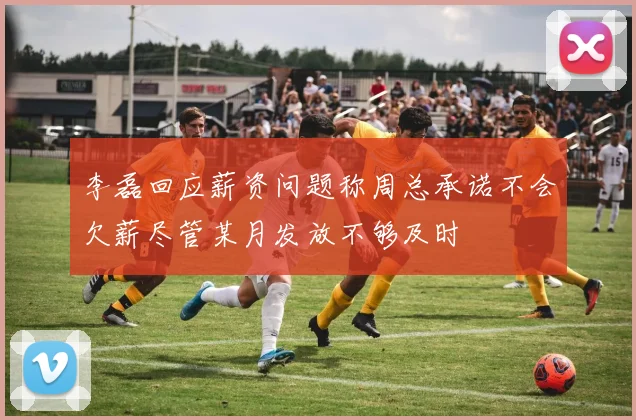 李磊回应薪资问题称周总承诺不会欠薪尽管某月发放不够及时